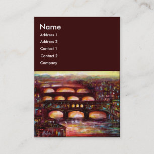 Ponte Vecchio and Other Bridges of Florence Business Card