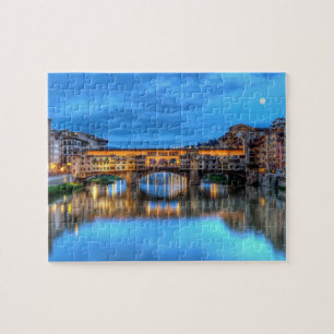 Ponte vecchio bridge in Florence, Italy Jigsaw Puzzle