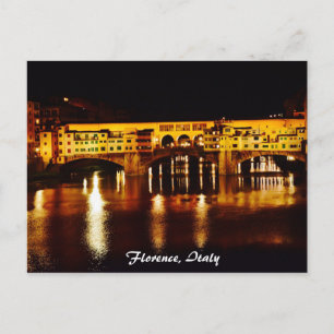 Ponte Vecchio bridge in Florence, Italy Postcard