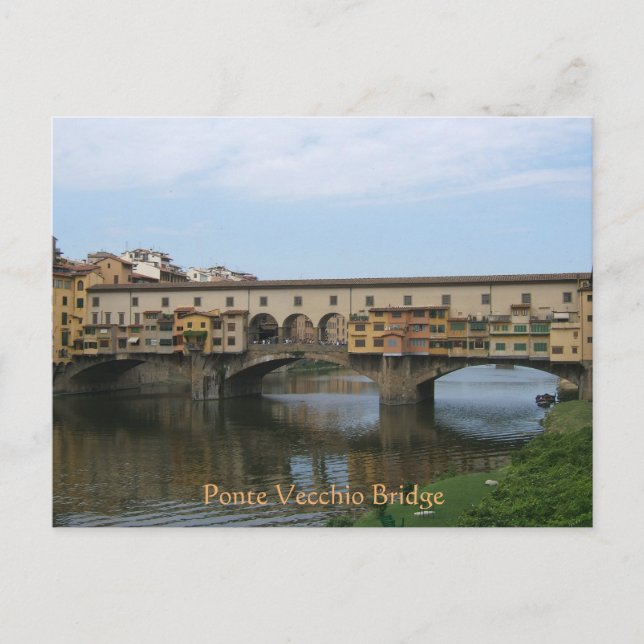 Ponte Vecchio Bridge Postcard (Front)