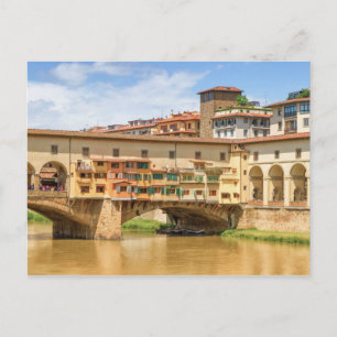 Ponte vecchio by day, Florence or Firenze, Italia Postcard