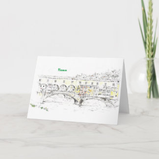 Ponte Vecchio, Florence Card