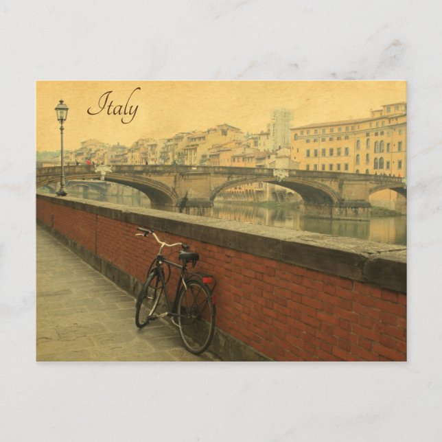 Ponte Vecchio Florence Italy Vintage Holiday  (Front)