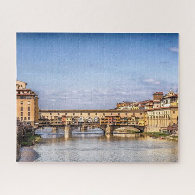 Ponte Vecchio In Florence Italy Jigsaw Puzzle (Horizontal)