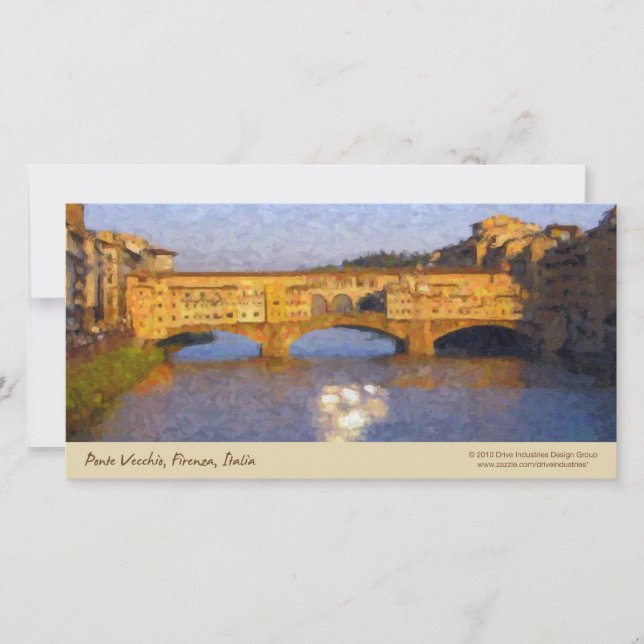 Ponte Vecchio Italian Florence Bridge (Front)