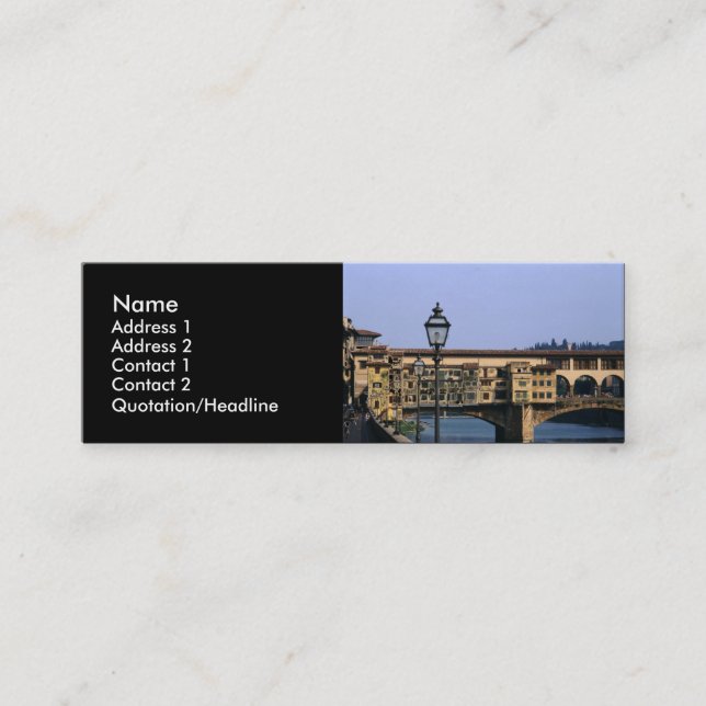 Ponte Vecchio | Mini Business Card (Front)