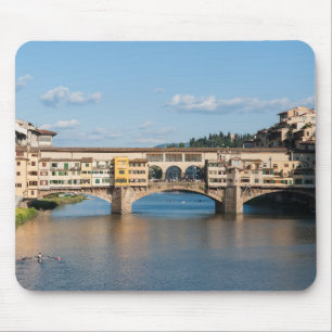 Ponte Vecchio old bridge - Florence, Italy Mouse Pad