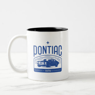 Pontiac 1970 / Classic car emblem Two-Tone Coffee Mug