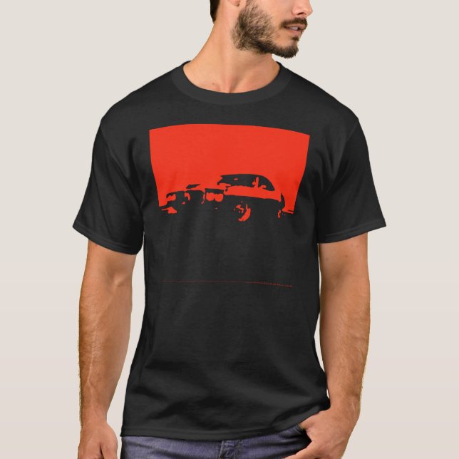 Pontiac Firebird, 1969 - Red on dark shirts only (Front)