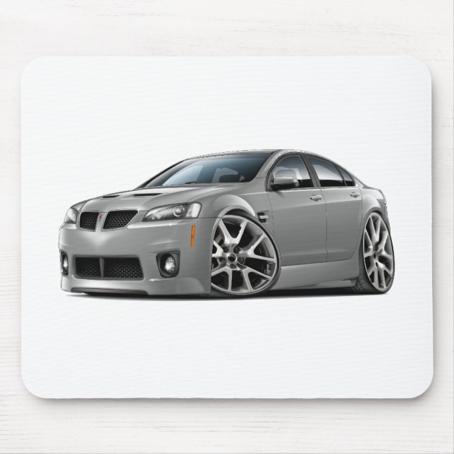 Pontiac G8 GXP Silver Car Mouse Pad (Front)