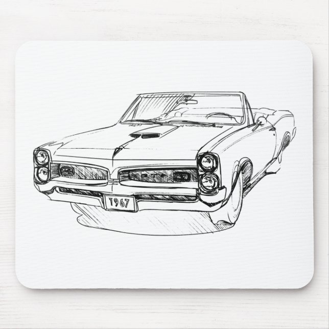 Pontiac GTO 1967 Mouse Pad (Front)
