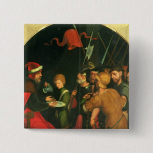 Pontius Pilate washing his Hands 2 Inch Square Button