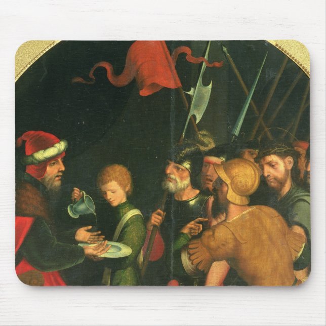 Pontius Pilate washing his Hands Mouse Pad (Front)