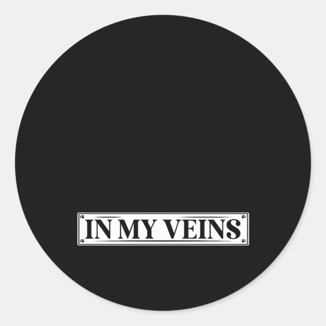 Pontoon Boat Boating Ship Captain Sailing Pontooni Classic Round Sticker (Front)