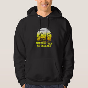 Pontoon Boat For Captain Boating Party Pontooning Hoodie