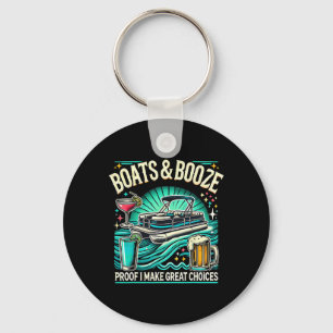 Pontoon Captain Pontoon Boat Captain Boating Keychain