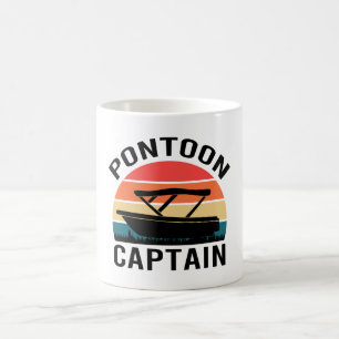 Pontoon captain Vintage funny Lovers  Coffee Mug