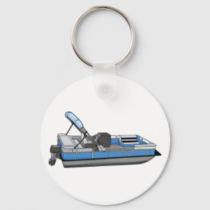pontoon fun keychain
