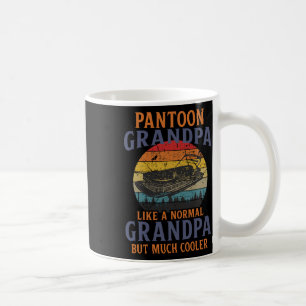 Pontoon Vintage White Pontoon Captain Boating Funn Coffee Mug