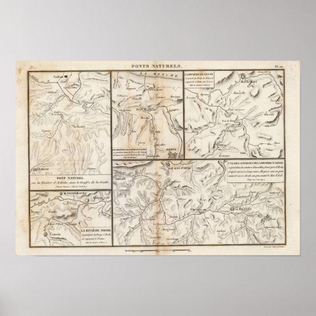 Ponts naturels poster (Front)