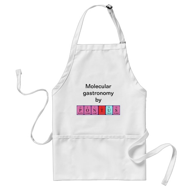 Pontus periodic table name apron (Front)