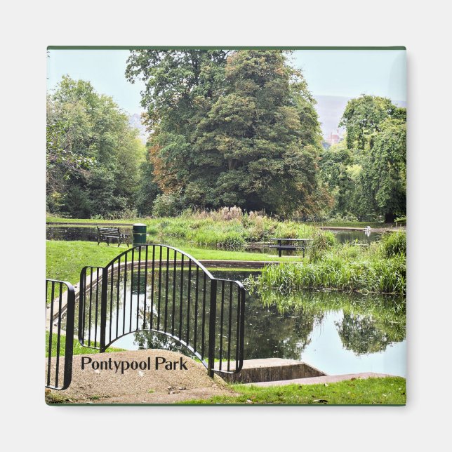 Pontypool Park in Torafen, Wales Magnet (Front)