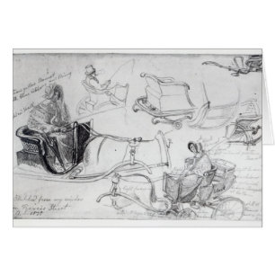 Pony and Traps on Francis Street, London, 1835