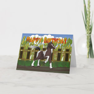 Pony Birthday Card - Carte Anniversaire Avec Pony 