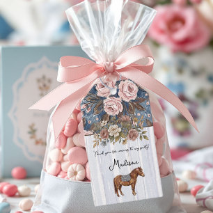 Pony Birthday Gift Tags