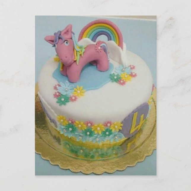 Pony cake 1 postcard (Front)