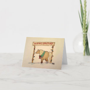 Pony Christmas Card