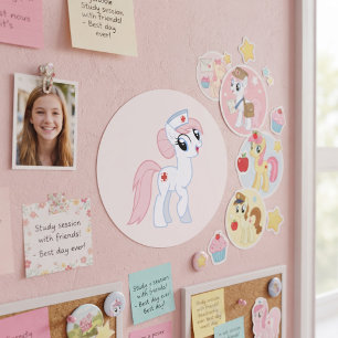 Pony Classic Round Sticker