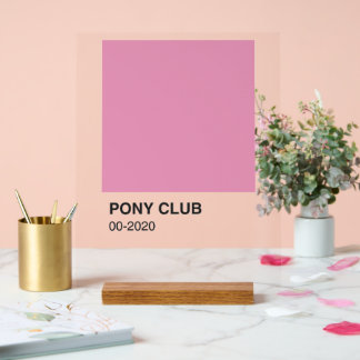 Pony Club Chanson Couleur rose - Arrière - plan cl