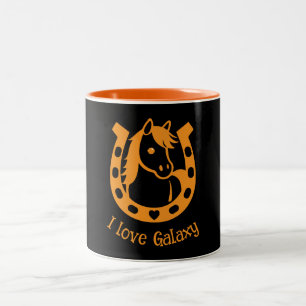 Pony Club Rider Two-Tone Coffee Mug