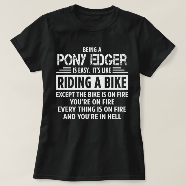 Pony Edger T-Shirt (Design Front)