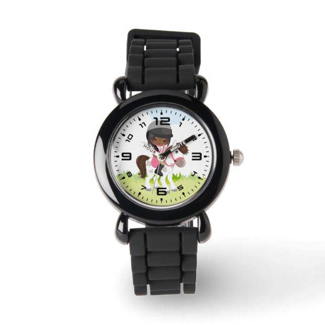Pony Equestrian Horseback Horse riding Watch (Front)