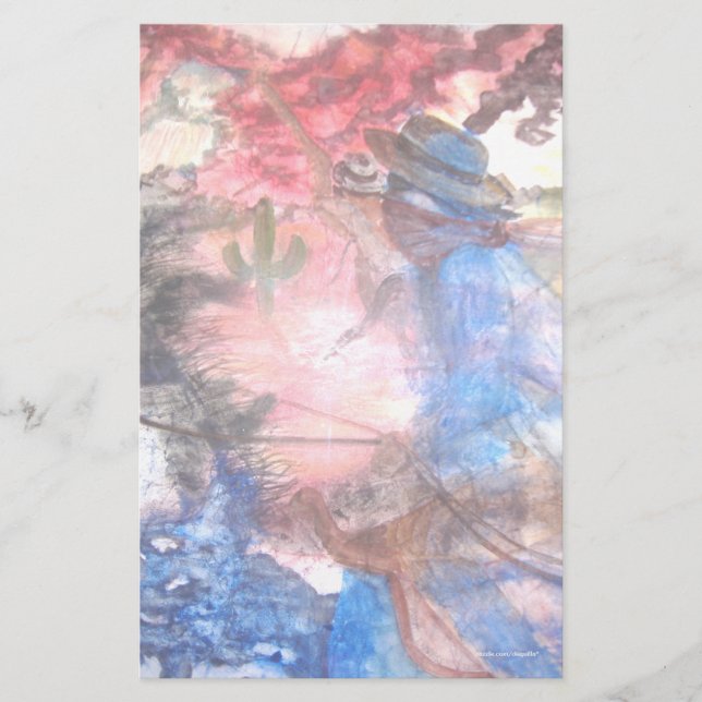 PONY EXPRESS AMERICANA STATIONERY (Front)