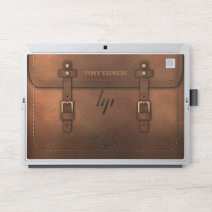 Pony Express Leather Case HP Laptop Skin