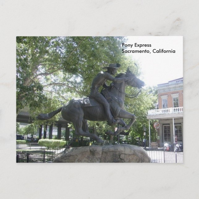 Pony Express Postcard (Front)