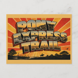 Pony Express Trail Missouri River Prairie Bluffs  Postcard