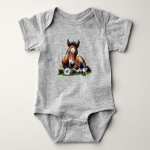 Pony Foal Baby Bodysuit