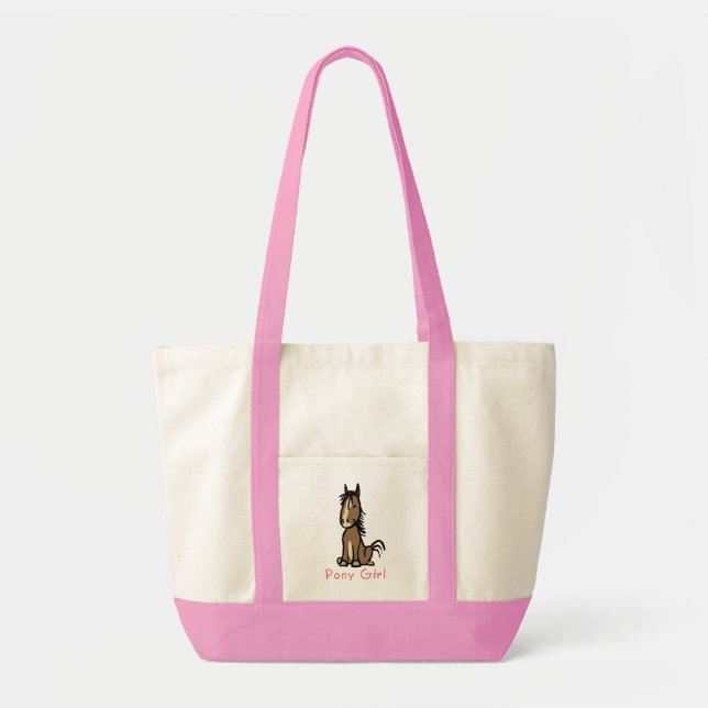 Pony Girl Tote Bag (Front)