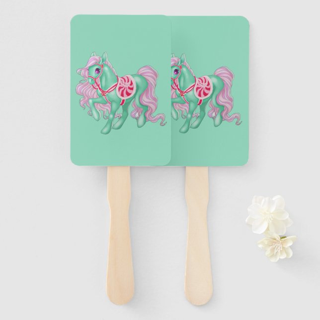 Pony Hand Fan (Front and Back)