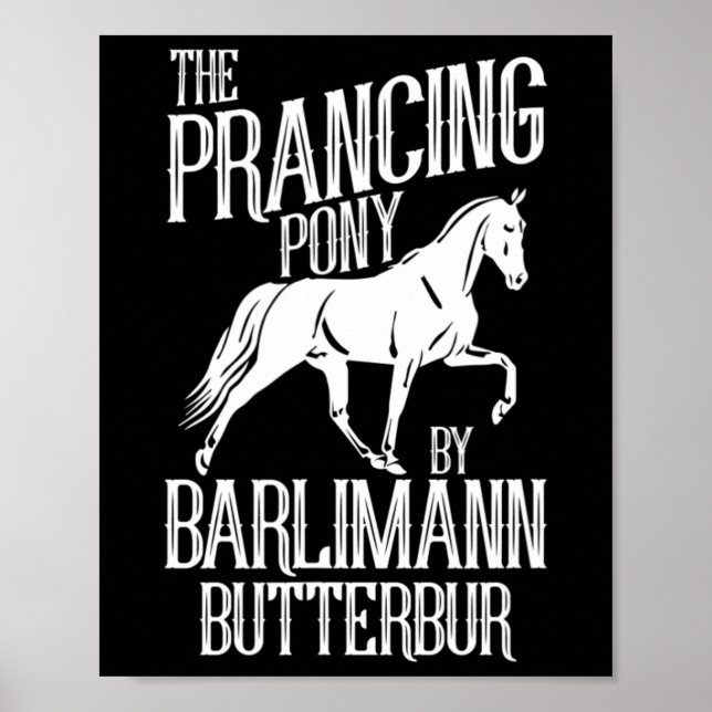 Pony Horse Horseback Riding  Poster (Front)