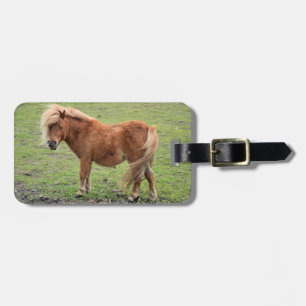 Pony Lover's custom luggage tag