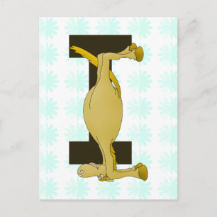 pony monogram I zazzle no shadow.png Postcard
