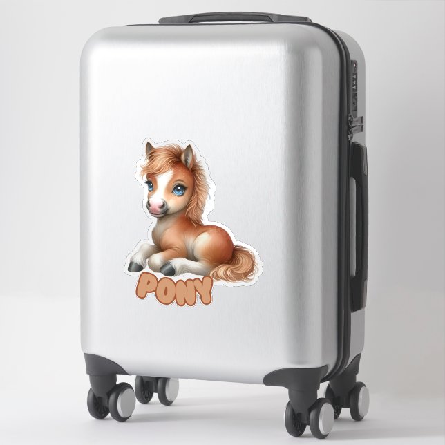 PONY - NURSERY STICKER (Suitcase)