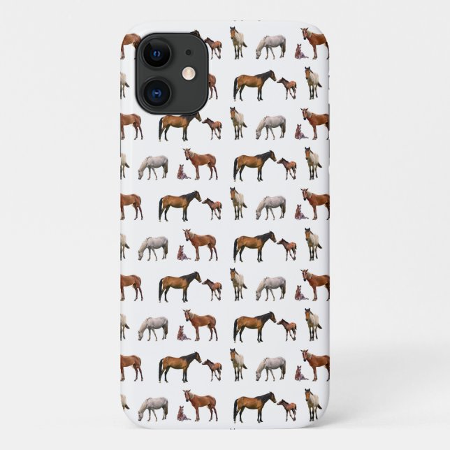 Pony Party iPhone 11 Case (choose colour) (Back)