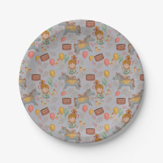 Pony Party Paper Plate