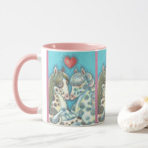 Pony Passion CUMBO HORSE MUG Pink Trim